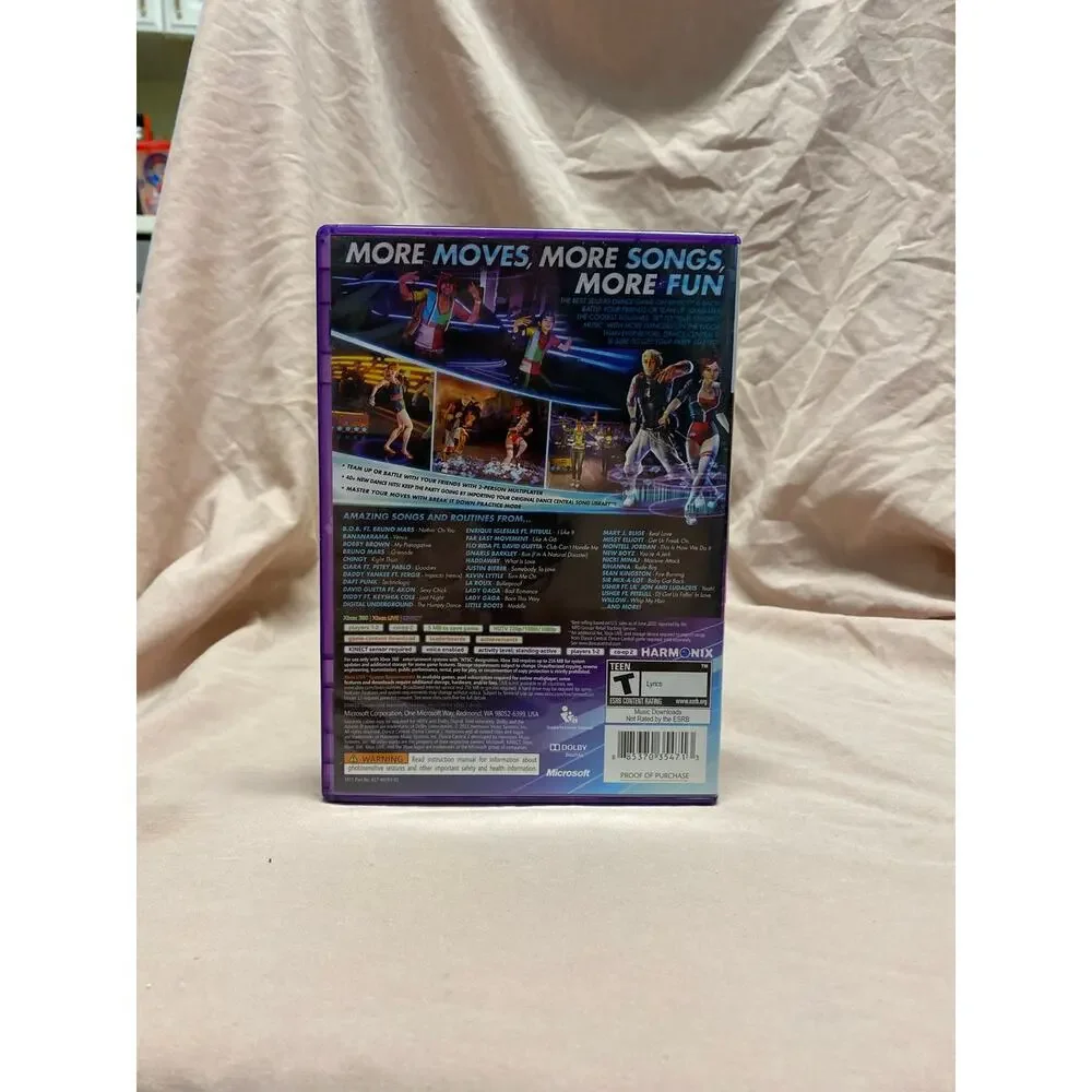Dance Central 2 (Microsoft Xbox 360, 2011) Xbox Kinect CIB
